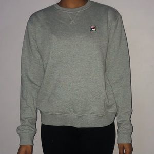 Fila grey long sleeve sweater/jumper